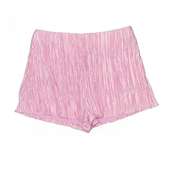 Lovers + Friends Alden Pink Pleat High Rise Shorts Women’s XL - Picture 3 of 7
